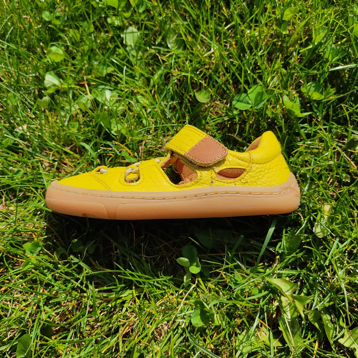 Sandales Froddo barefoot ELASTIC jaune sur la boutique liberty pieds-9