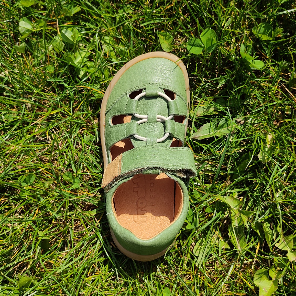 Sandales Froddo barefoot ELASTIC vert sur la boutique liberty pieds-6