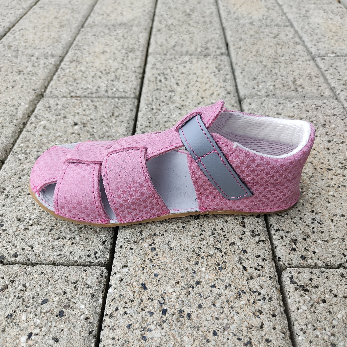 Sandales ef barefoot rose et étoiles sur la boutique liberty pieds-10