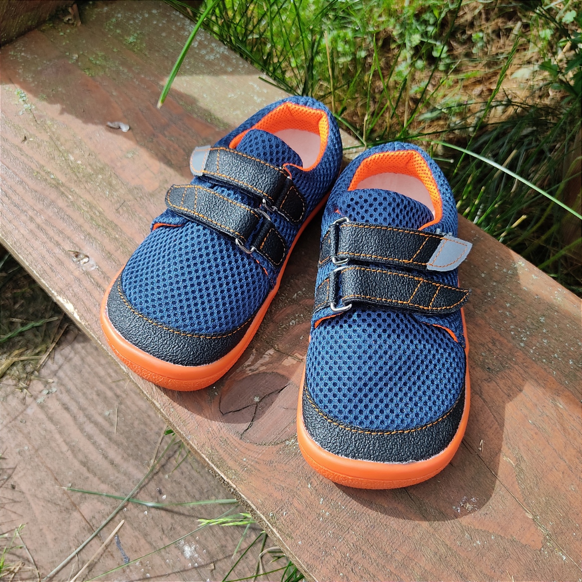 Beda - Baskets barefoot - Blue mandarine