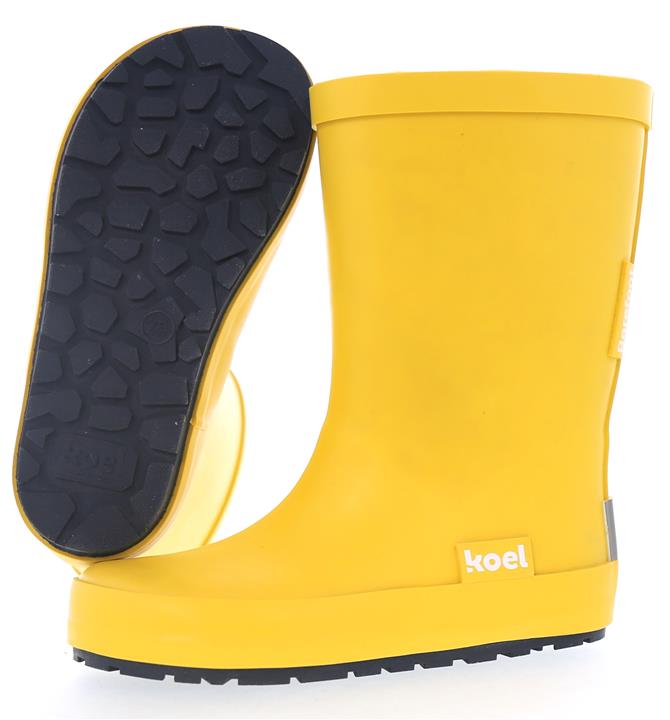 botte de pluie Koel wellie barefoot yellow sur la boutique liberty pieds