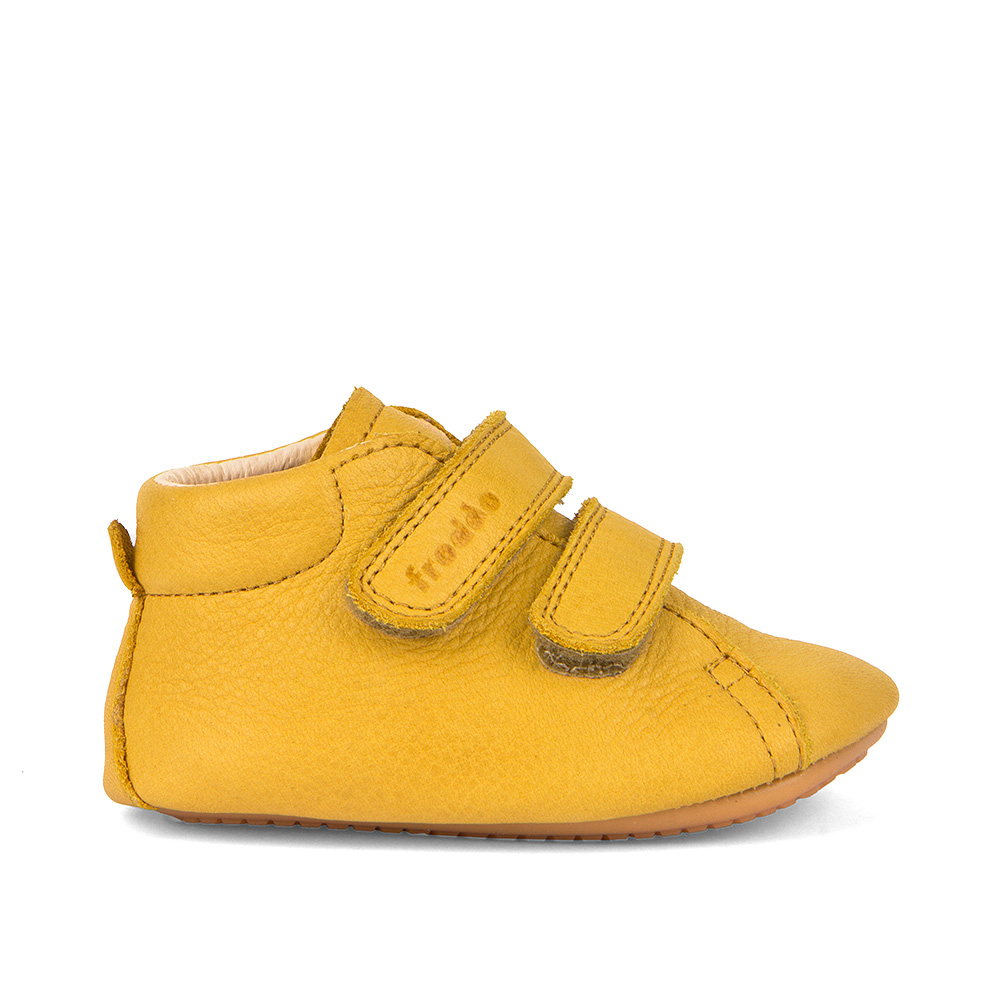 Chaussures Froddo Prewalkers double scratch - jaune moutarde - G1130013-16L