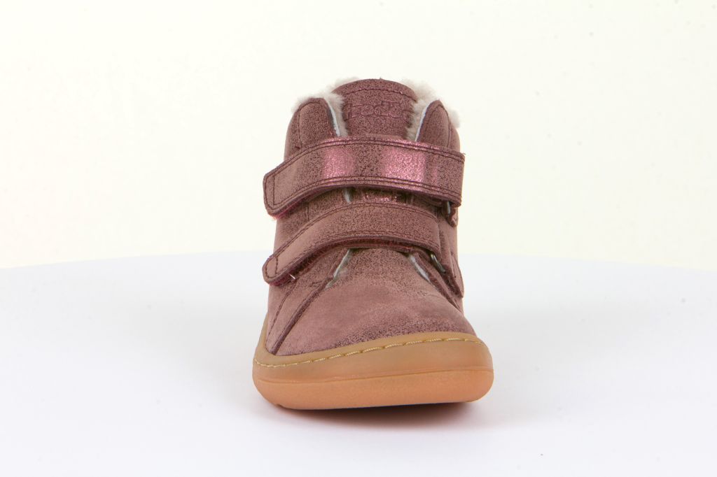 chaussures Froddo barefoot winter furry G3110201-13K pink+ fourrées en laine sur la boutique liberty pieds