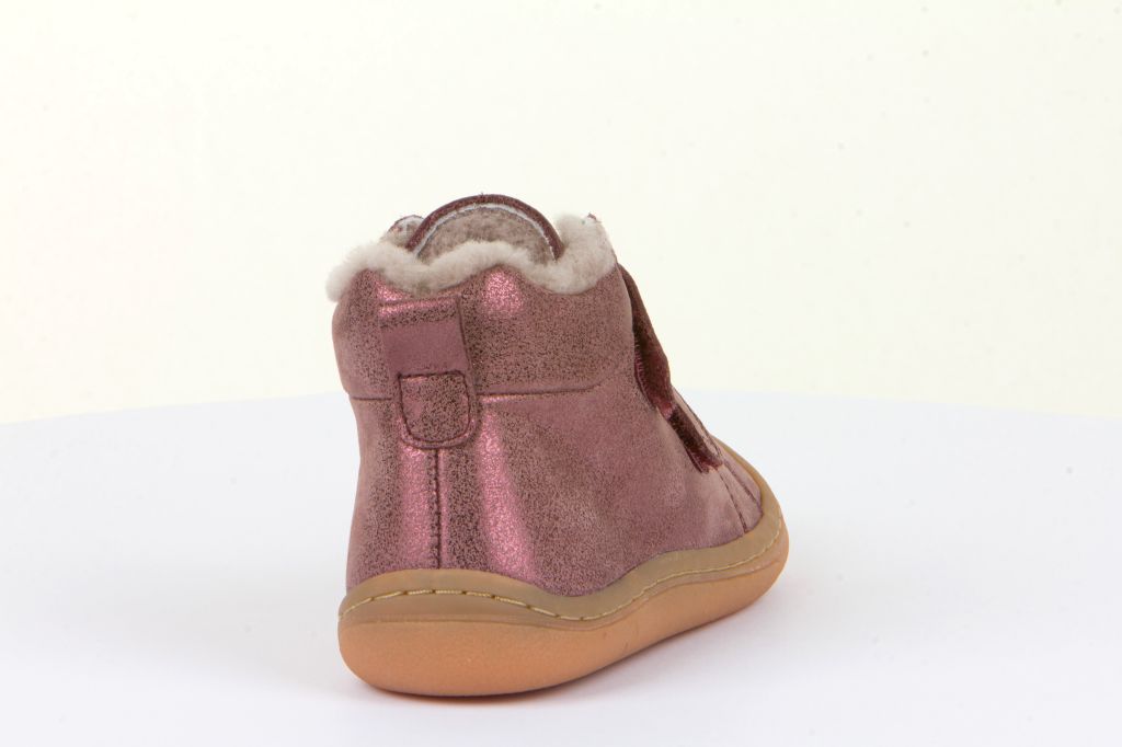 chaussures Froddo barefoot winter furry G3110201-13K pink+ fourrées en laine sur la boutique liberty pieds-2
