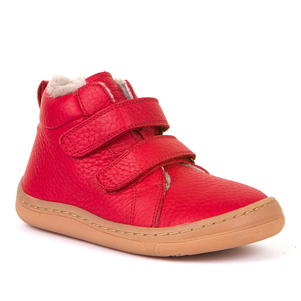 chaussures Froddo barefoot winter furry G3110201-8K rouge fourrées en laine sur la boutique liberty pieds-5