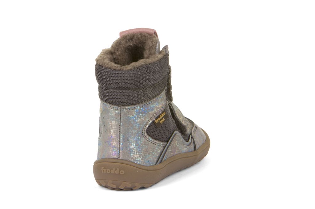 chaussures Froddo barefoot tex winter G3160189-8 grey silver fourrées en laine sur la boutique liberty pieds-4