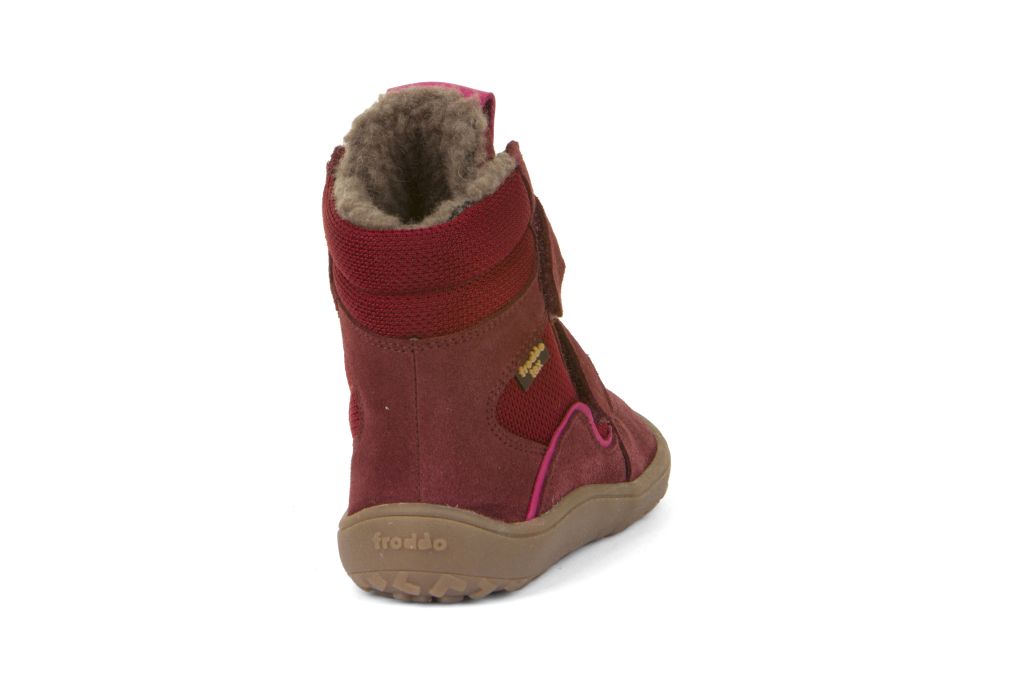 chaussures Froddo barefoot tex winter G3160189-6 bordeaux fourrées en laine sur la boutique liberty pieds-12