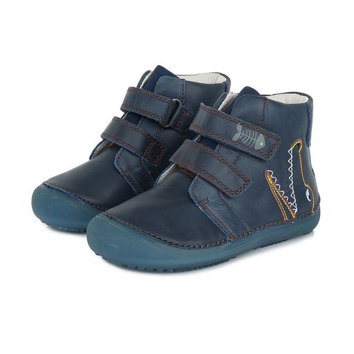 Chaussures montantes DDStep A063-220 bleu marine deco croco sur la boutique liberty pieds-5