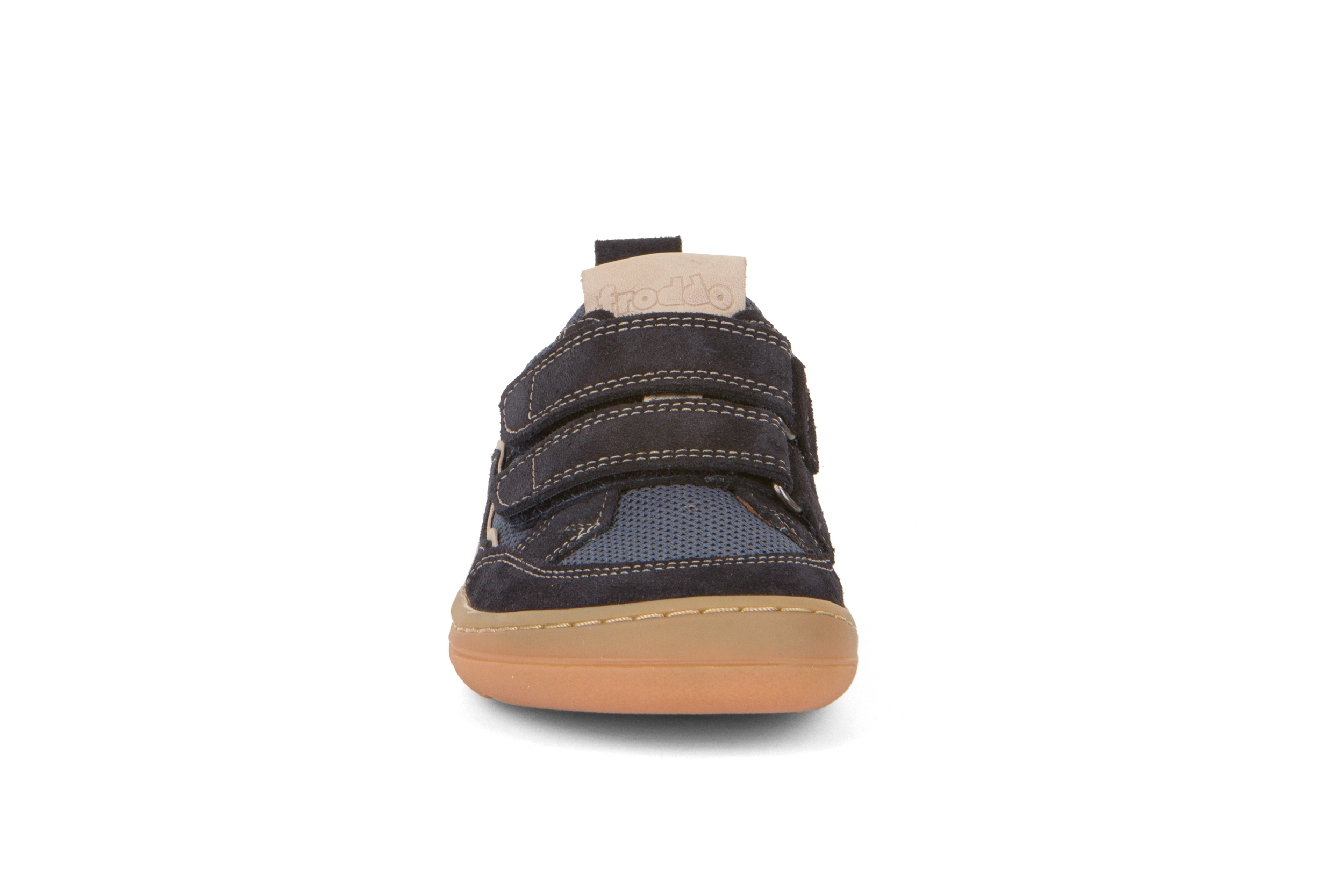 baskets cuir et textile froddo barefoot G3130223 dark blue sur la boutique liberty pieds (1)