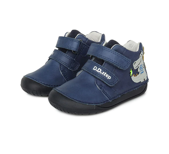 chaussures DD Step royal blue croco S070-316 sur la boutique Liberty Pieds-5