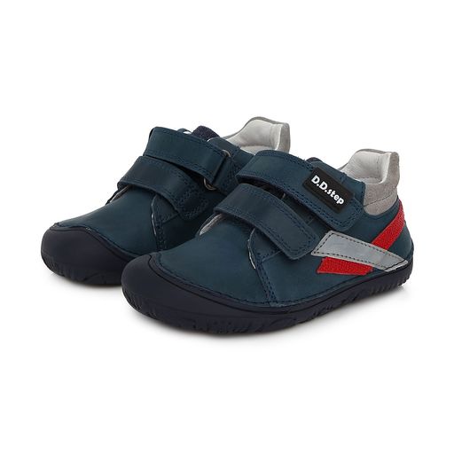 Basket basse en cuir DD Step bleu et rouge S073-375A sur la boutique Liberty Pieds-18