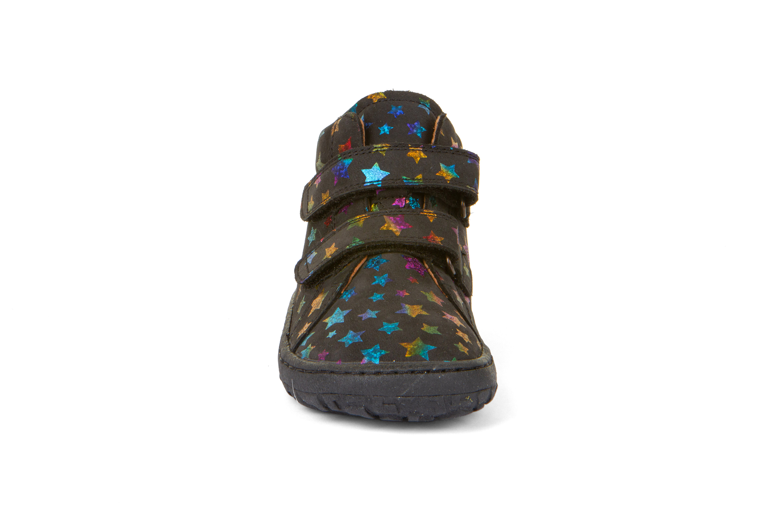Froddo barefoot High Tops noir étoiles multicolores G3110227-13L sur la boutique Liberty Pieds (1)