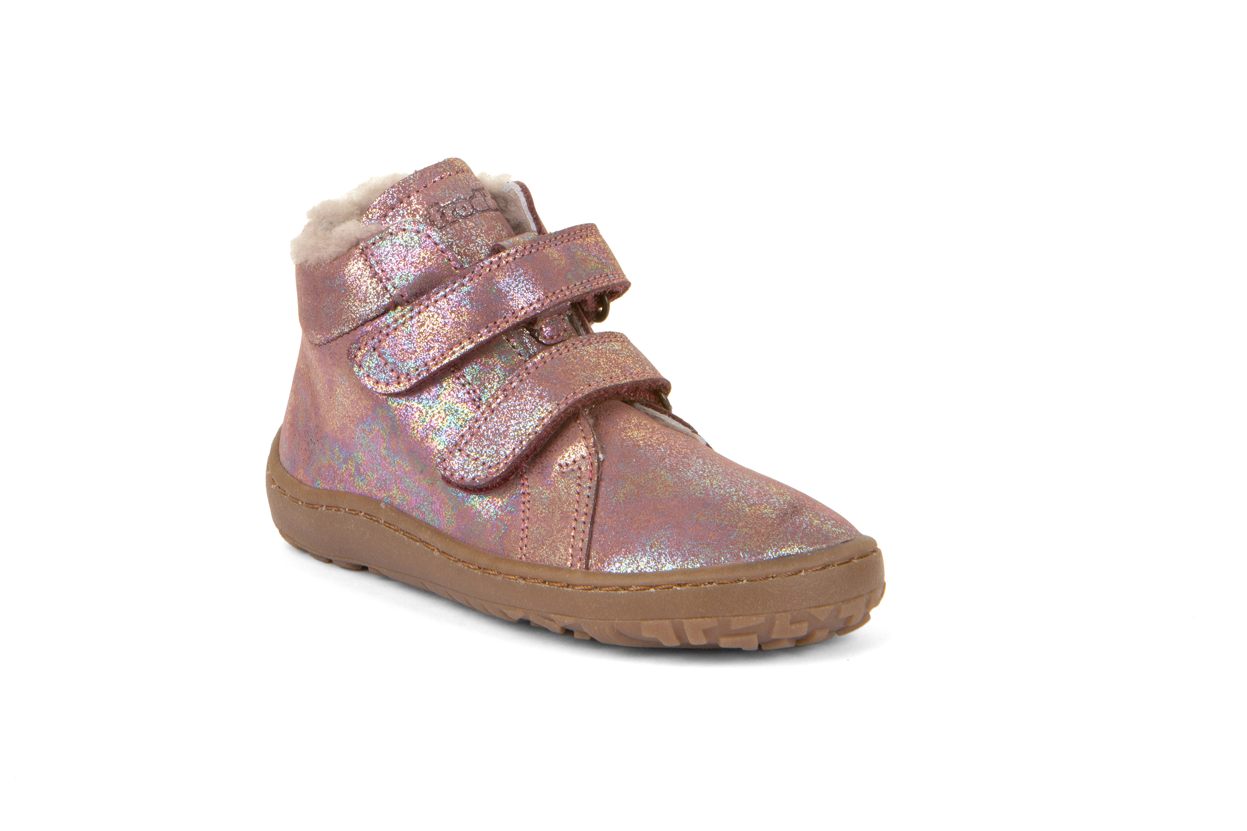 Bottines WINTER FURRY Froddo barefoot - pink shine - G3110227-12K