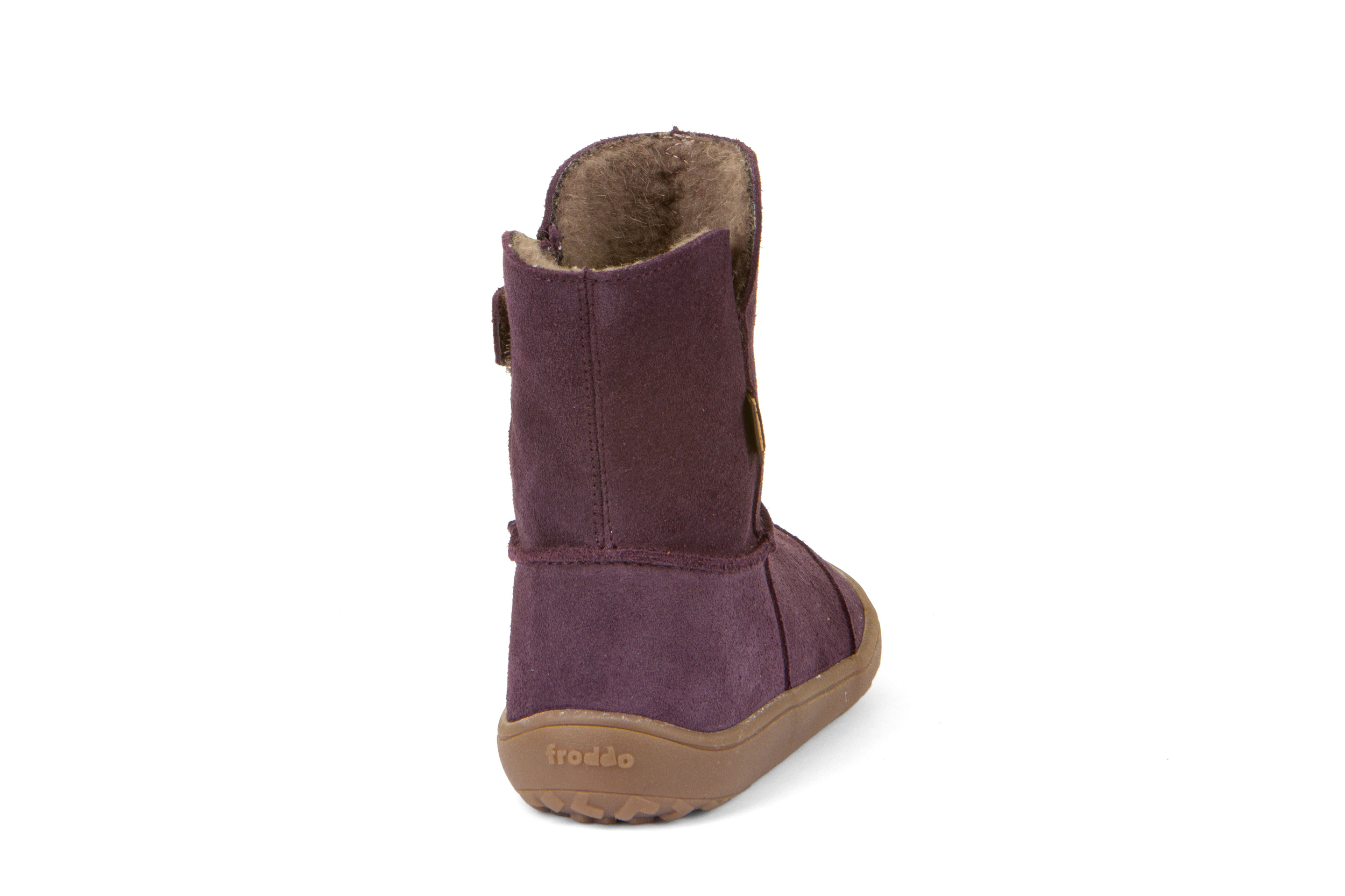 Bottes Froddo barefoot Tex suede G3160207-6 purple violet sur la boutique Liberty Pieds (2)