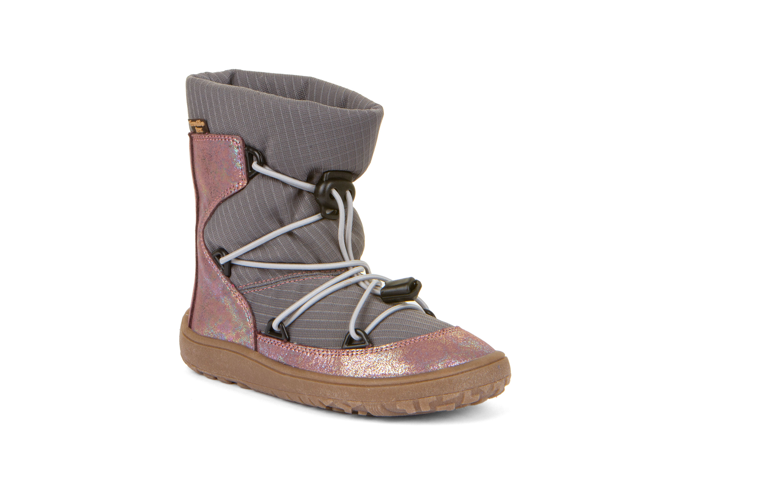 Bottes de neige TEX TRACK WOOL Froddo barefoot - pink shine - G3160212-7