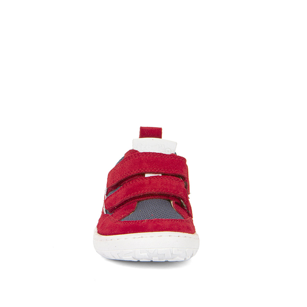 baskets cuir et textile froddo barefoot G3130246-6 red sur la boutique liberty pieds (1)