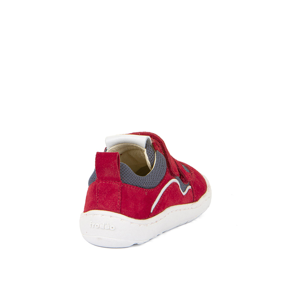baskets cuir et textile froddo barefoot G3130246-6 red sur la boutique liberty pieds (3)