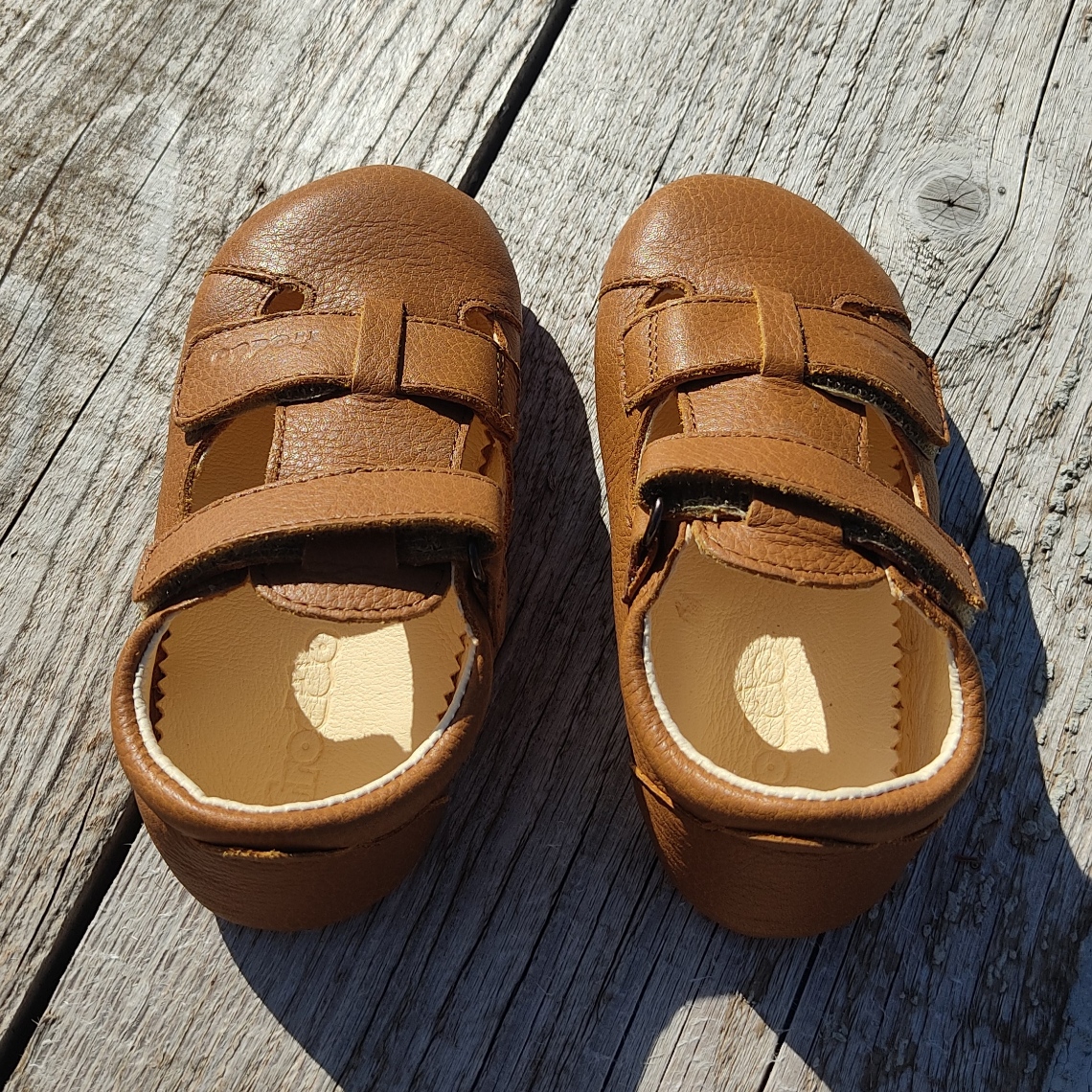 Sandales Froddo prewalkers double scratch cognac sur la boutique liberty pieds-8