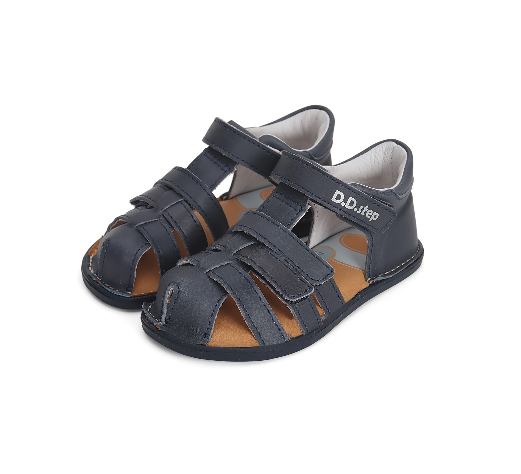 Sandales barefoot DD step G076-41876 royal blue sur la boutique Liberty Pieds-1 (1)