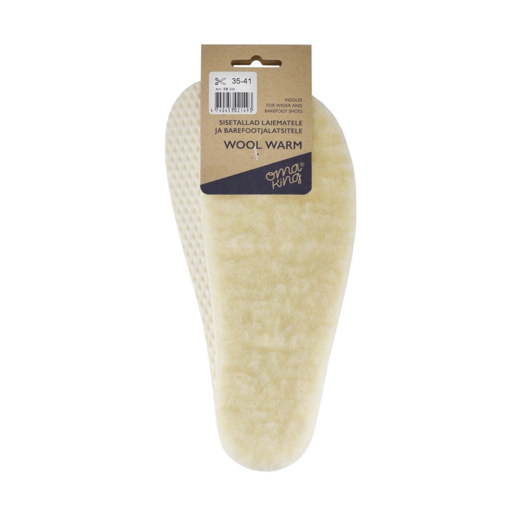 semelle intérieure barefoot Oma King chaude en laine TB210-Wool warm sur la boutique Liberty Pieds