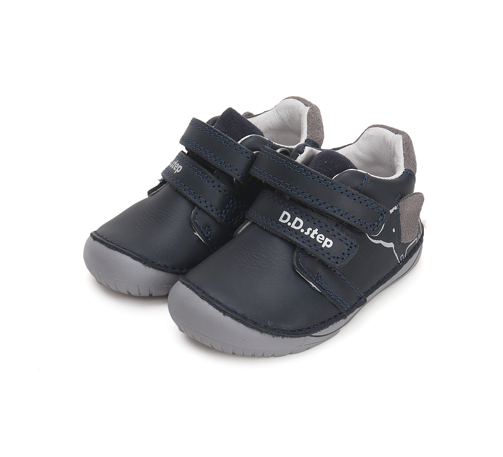 chaussures enfants DD STEP barefoot S070-42919A Royal Blue éléphant sur la boutique Liberty Pieds (7)