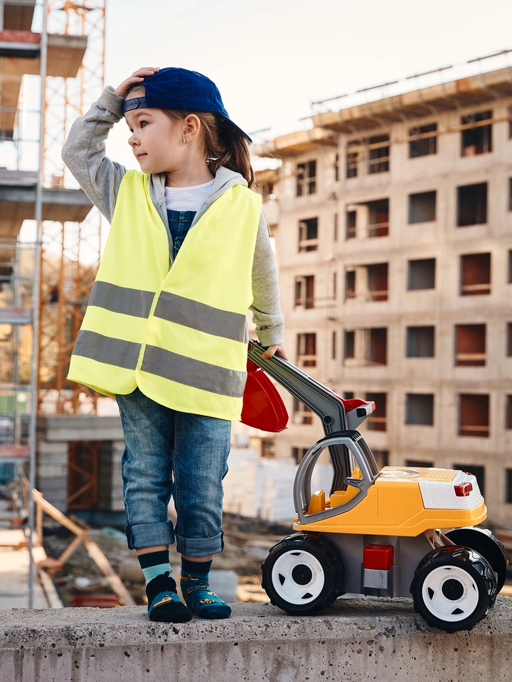 Chaussettes enfant pelleteuse Dedoles sur la boutique Liberty Pieds (3)