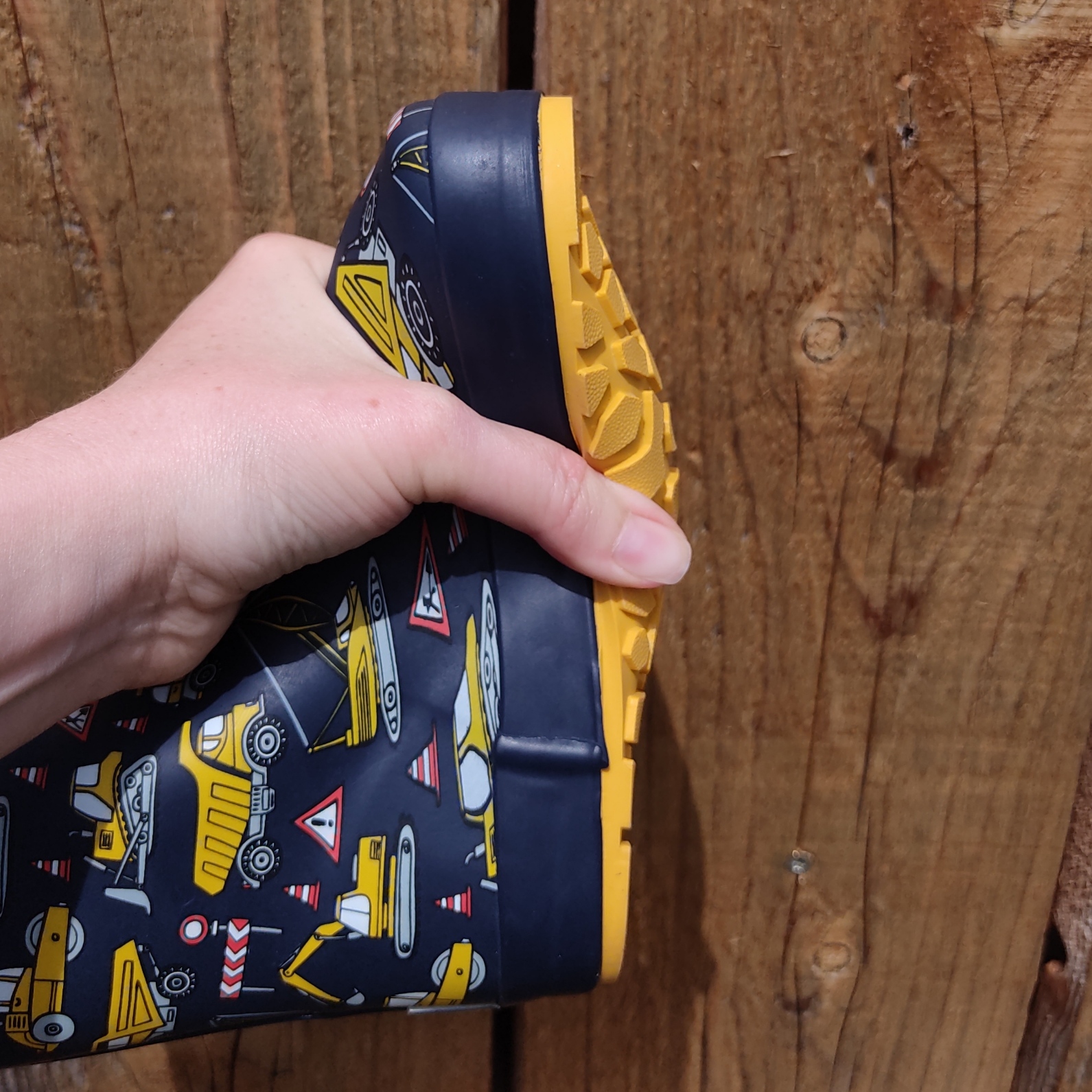 botte de pluie Koel wellie barefoot tractor blue sur la boutique liberty pieds-10