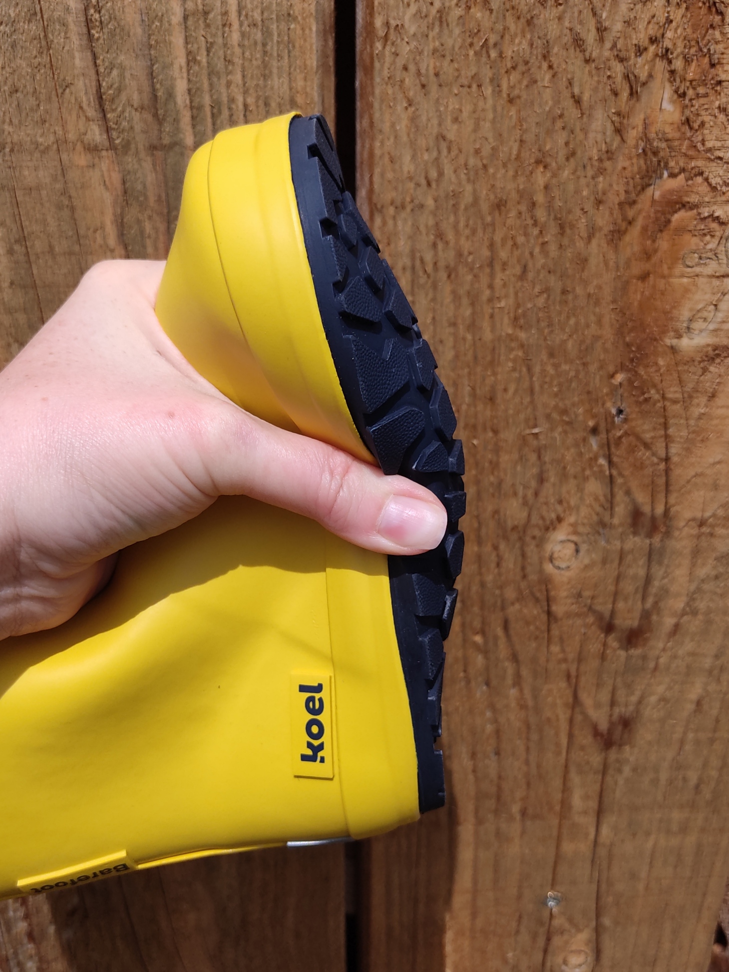 botte de pluie Koel wellie barefoot yellow sur la boutique liberty pieds -18
