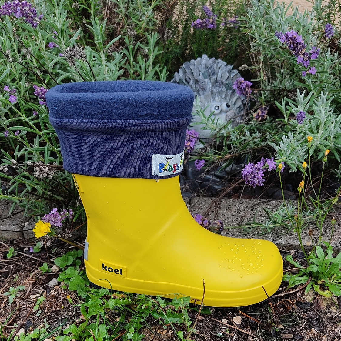 botte de pluie Koel wellie barefoot yellow sur la boutique liberty pieds -7