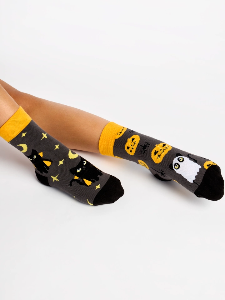 chaussettes Dedoles enfant chat dhalloween sur la boutique Liberty Pieds-1