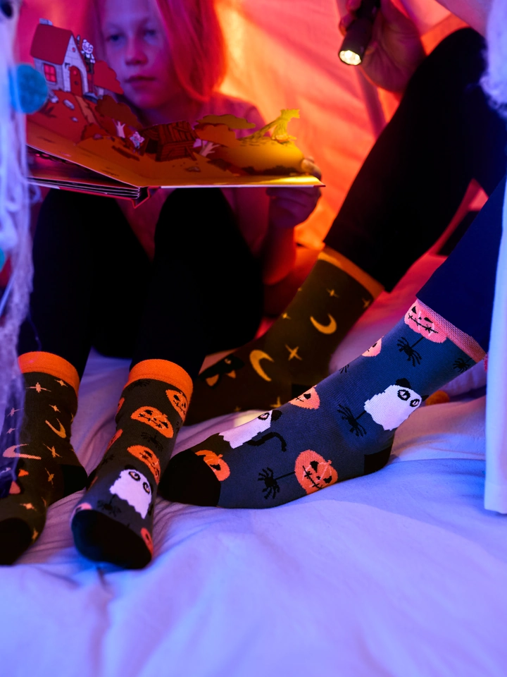chaussettes Dedoles enfant chat dhalloween sur la boutique Liberty Pieds-4