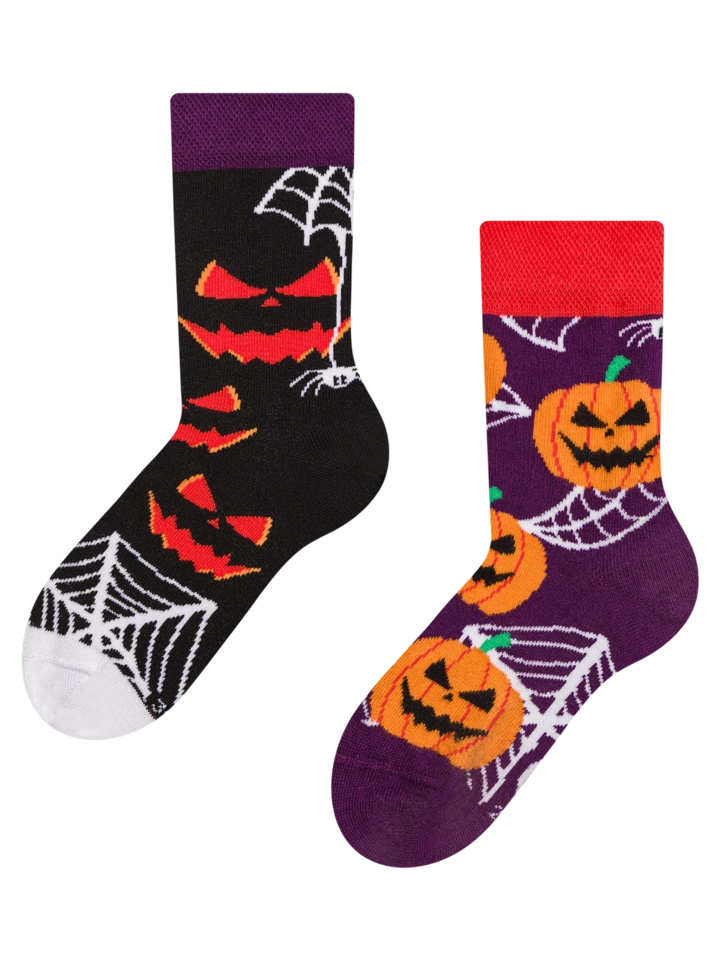 chaussettes Dedoles enfant citrouille effrayante sur la boutique Liberty Pieds