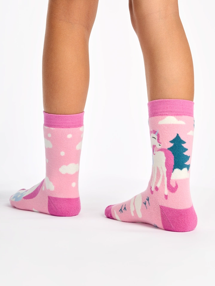 chaussettes chaudes enfant Dedoles licorne sur la boutique Liberty Pieds (3)