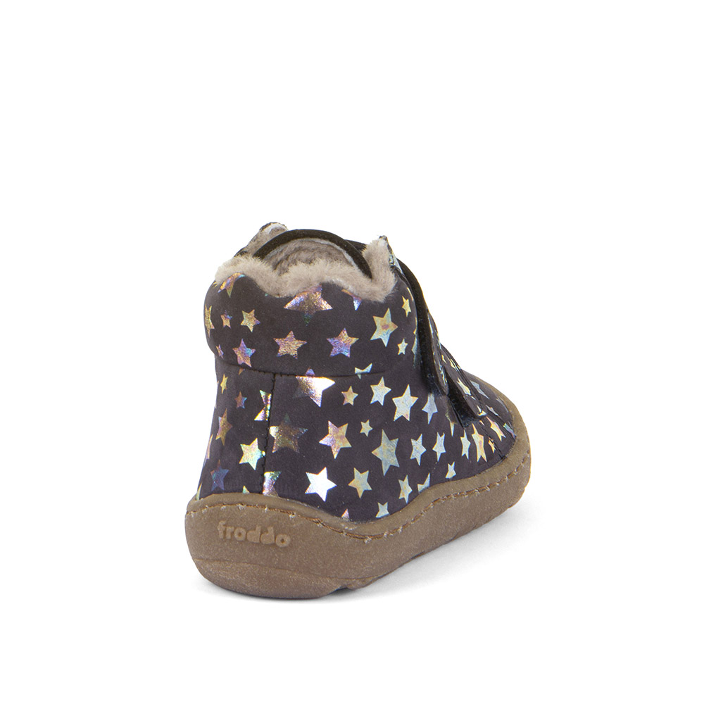 Chaussures Froddo barefoot fourrées stars G3110252-12K sur la boutique Liberty Pieds (7)