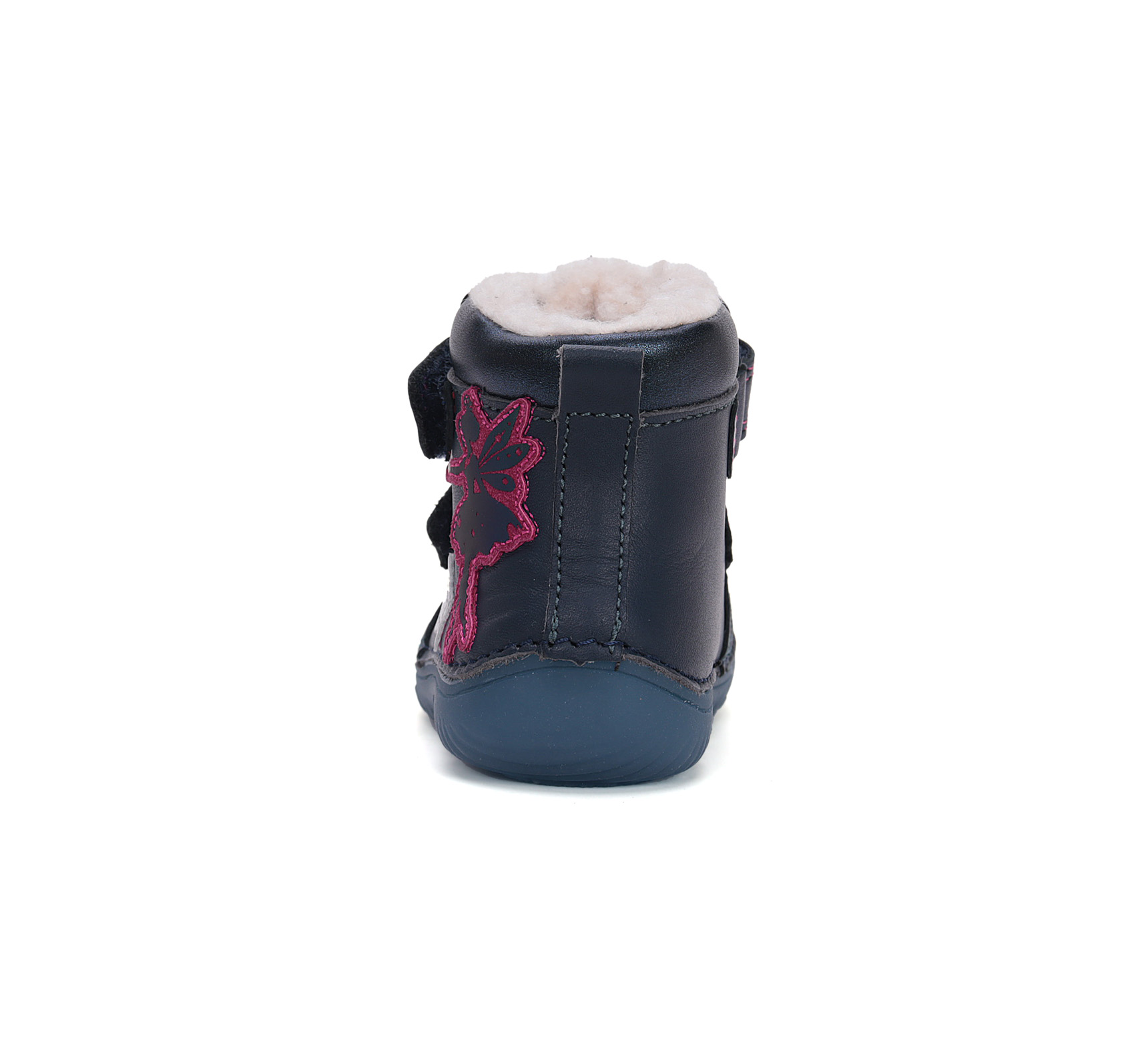 bottes barefoot fourrées DD Step W073-42766 Royal Blue Fée sur la boutique Liberty Pieds (3)