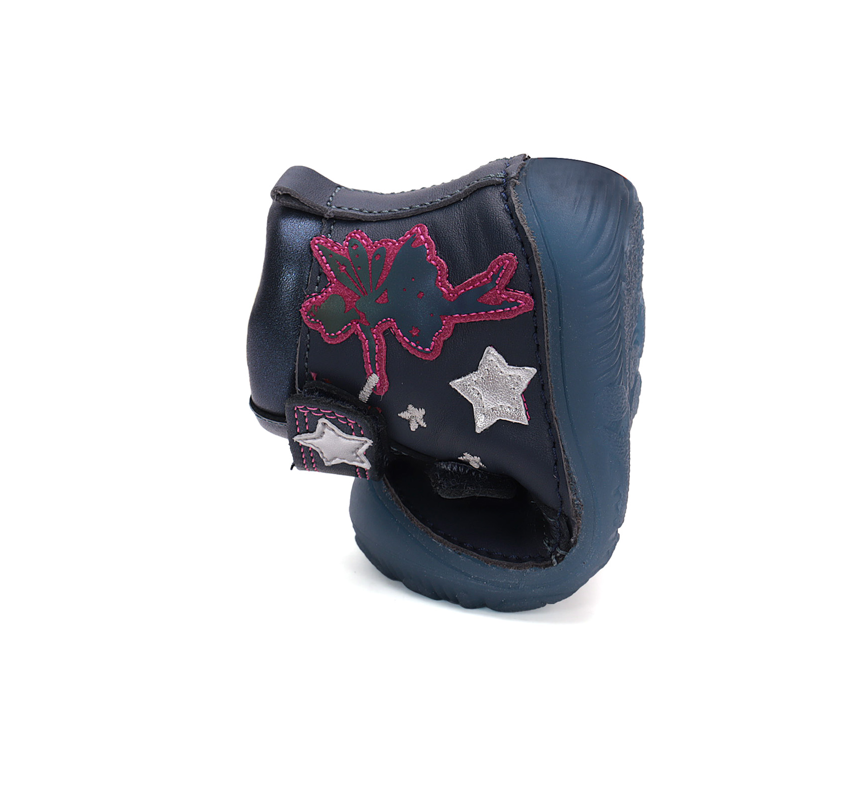 bottes barefoot fourrées DD Step W073-42766 Royal Blue Fée sur la boutique Liberty Pieds (1)