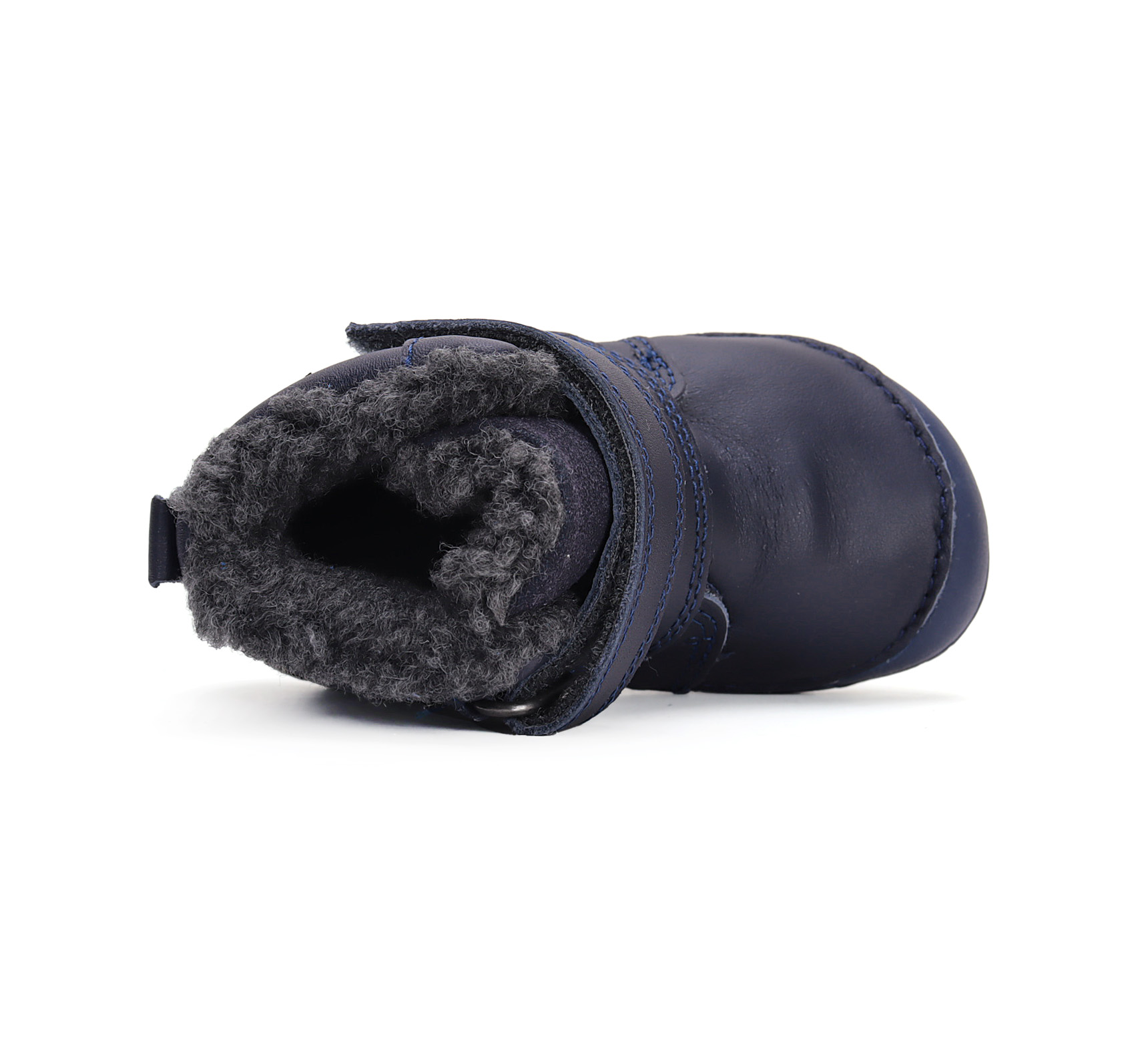 Bottes barefoot fourrées DD STEP W070-42838 Royal Blue Dino sur la boutique Liberty Pieds (5)