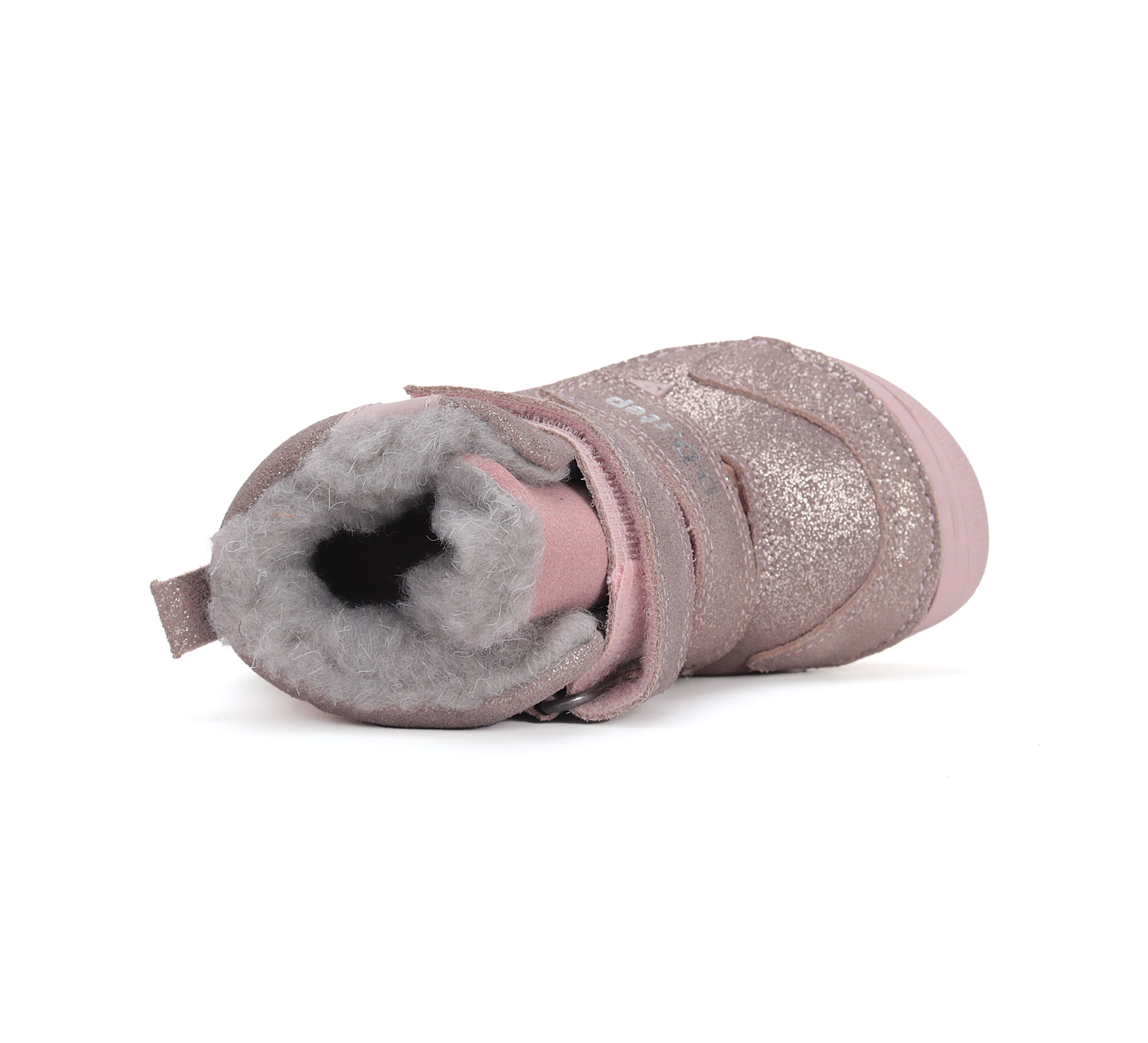 bottes barefoot fourrées DD Step W063-42254C Champagne sur la boutique Liberty Pieds (5)
