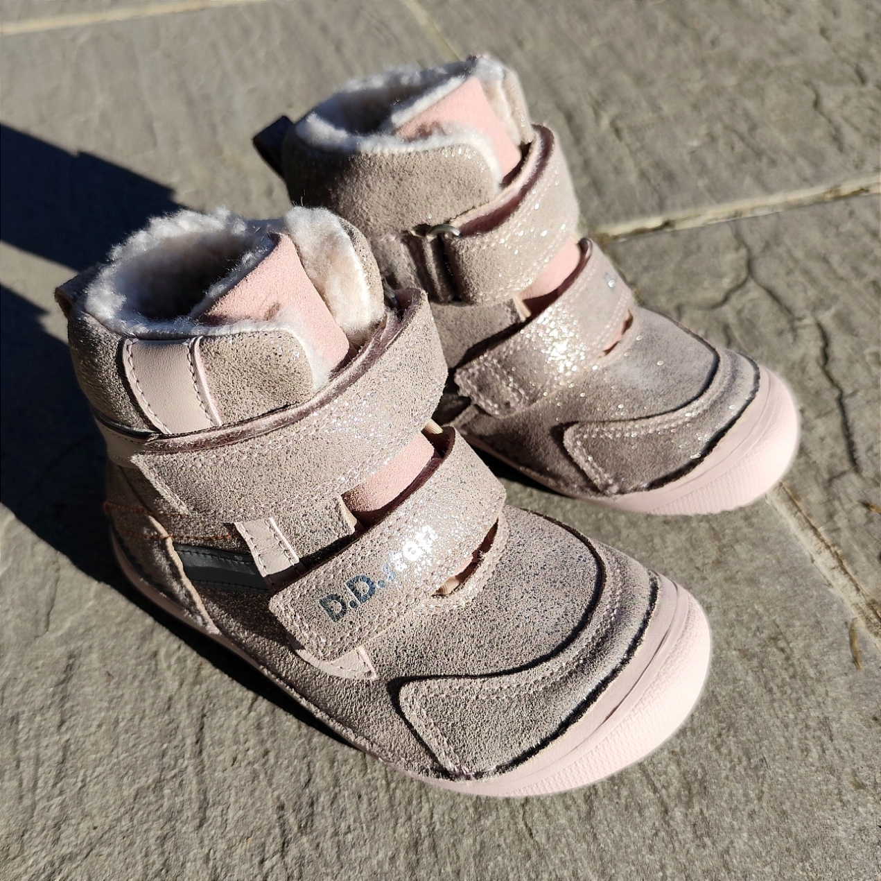 bottes barefoot fourrées DD Step W063-42254C Champagne sur la boutique Liberty Pieds (10)