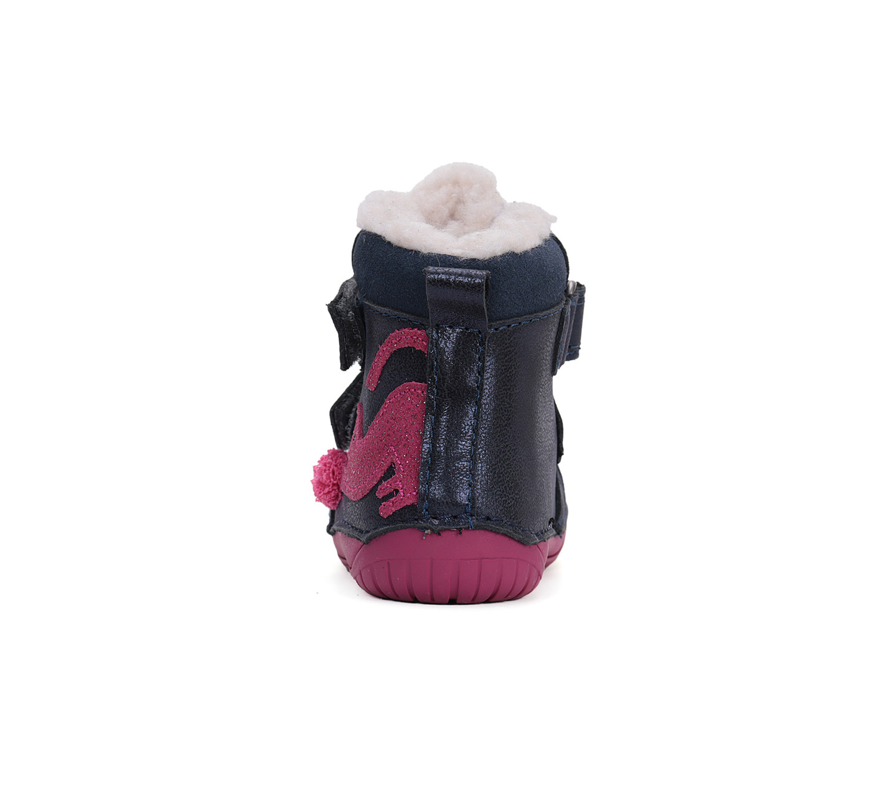 Bottes barefoot fourrées DD Step W070-42110A Royal Blue chat sur la boutique Liberty Pieds (3)