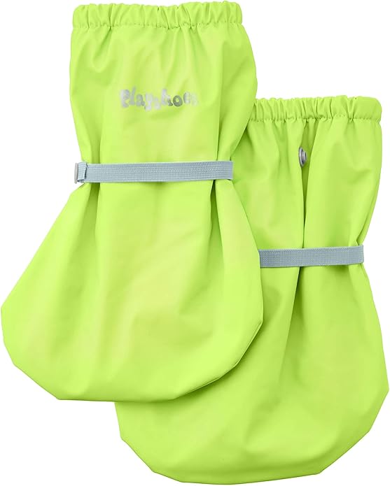 surchaussure doublée en polaire playshoes 408914 jaune fluo sur la boutique liberty pieds