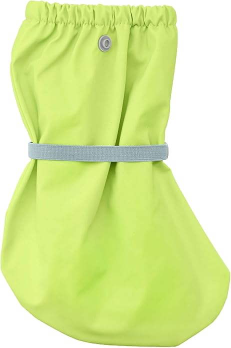 -1surchaussure doublée en polaire playshoes 408914 jaune fluo sur la boutique liberty pieds