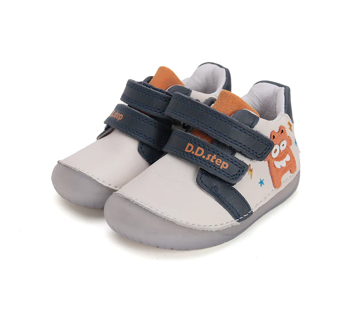 Chaussures barefoot DD STEP monstre white S070-51698A sur la boutique Liberty Pieds (1)