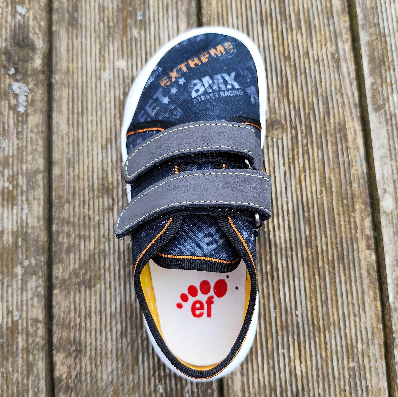 Basket enfant en toile EF Barefoot -23-3407-0031 BMX - sur la boutique Liberty Pieds-5