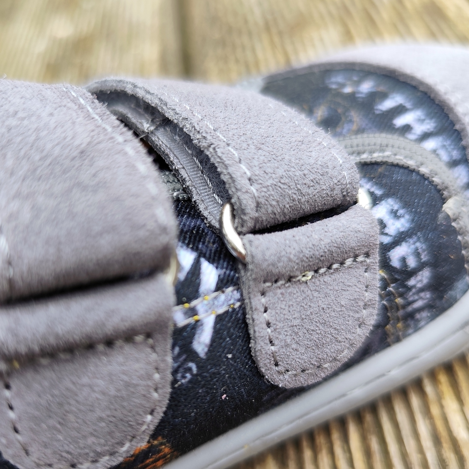 Basket enfant en toile et cuir EF Barefoot -23-3404-0031 BMX - sur la boutique Liberty Pieds-6