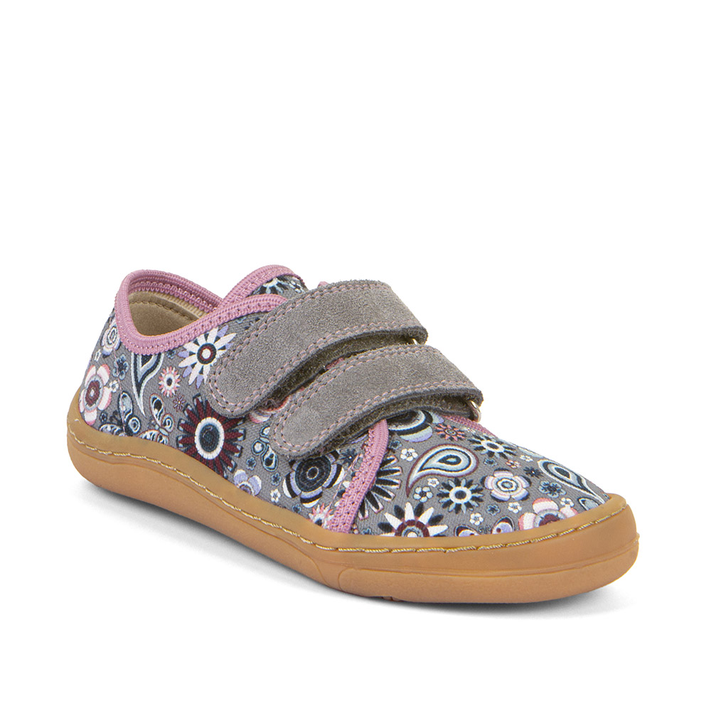 Baskets toile Froddo barefoot G1700379-37 Mandala grey pink sur la boutique Liberty Pieds (1)