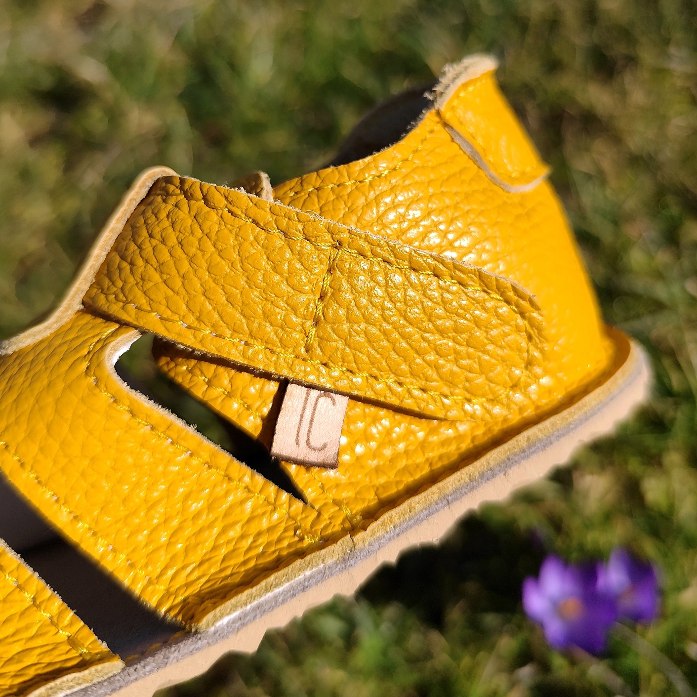 Sandales enfants Ptit scratch été Tomar Creation jaune sur la boutique Liberty Pieds-2