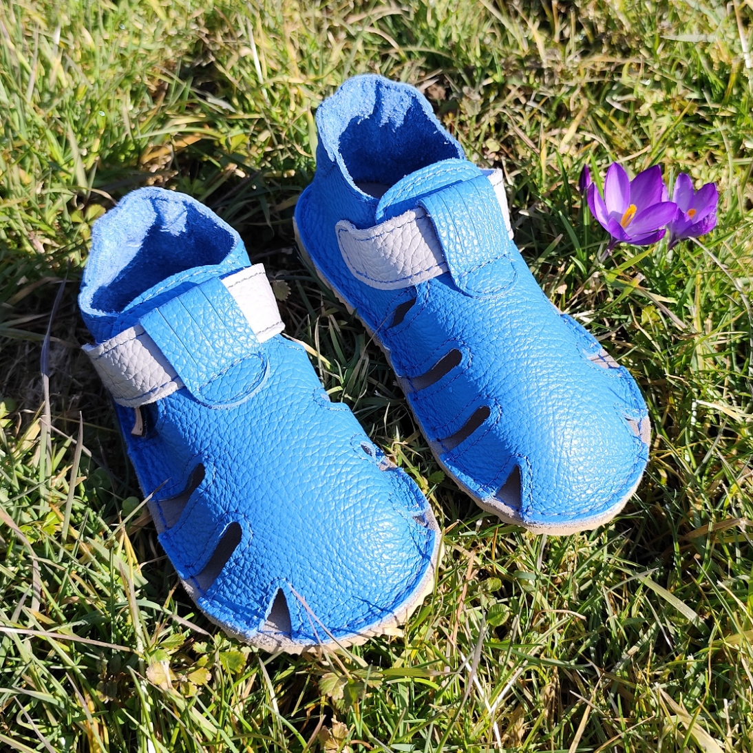 Sandales enfants Ptit scratch été Tomar Creation bleu-gris sur la boutique Liberty Pieds-4