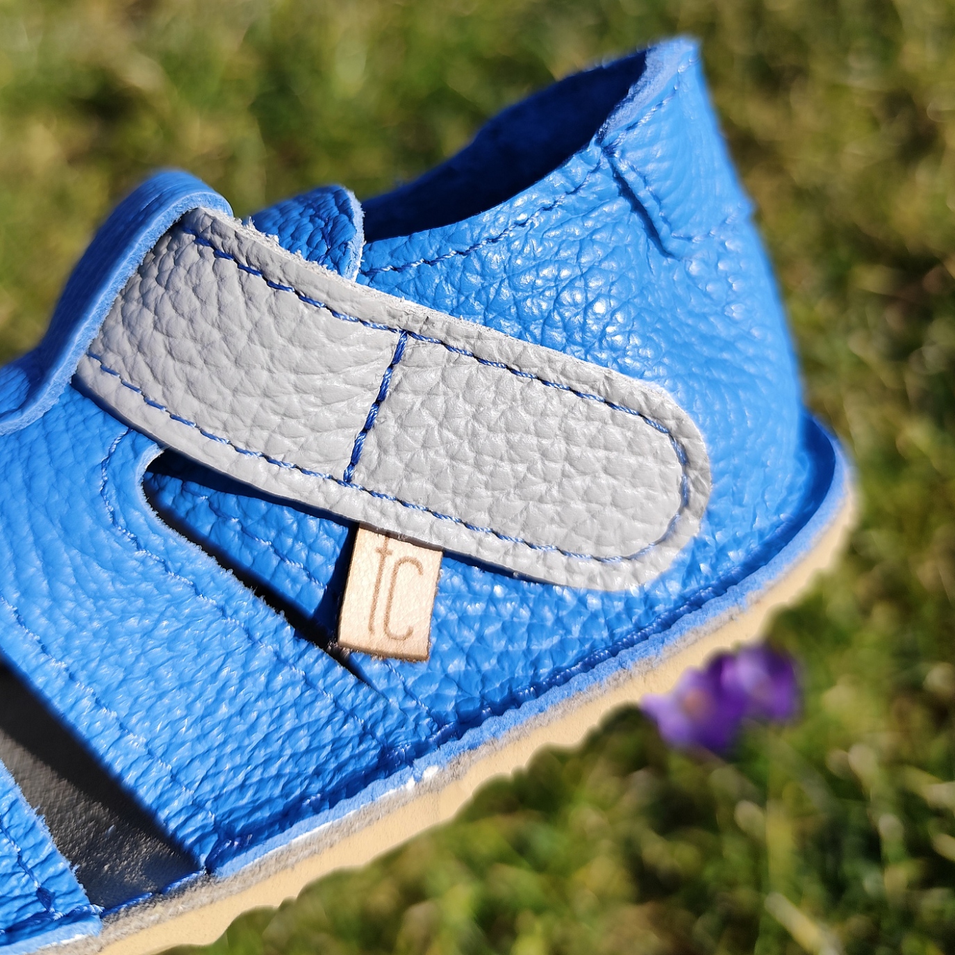 Sandales enfants Ptit scratch été Tomar Creation bleu-gris sur la boutique Liberty Pieds-10