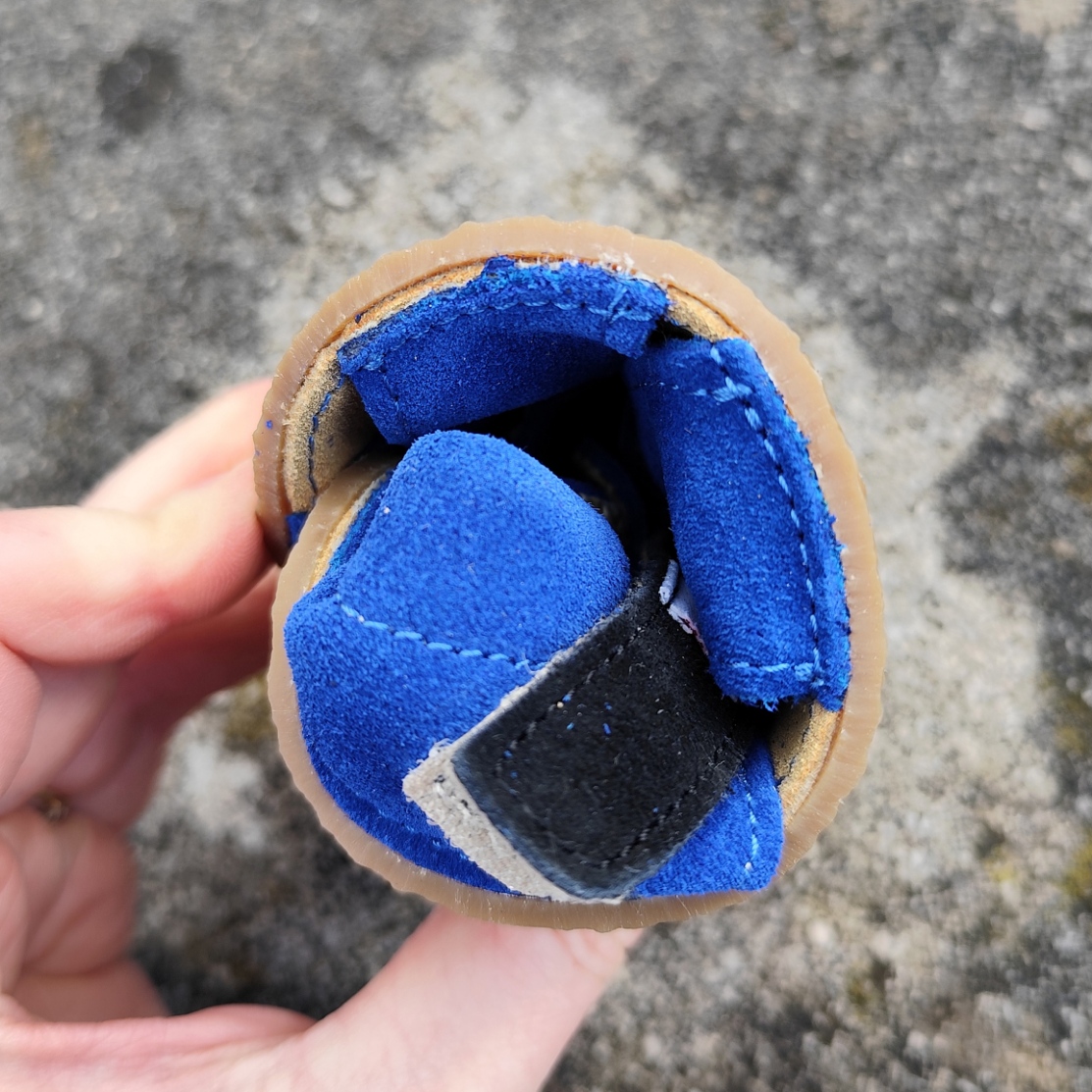 sandales EF barefoot bleu navy sur la boutique liberty pieds-2